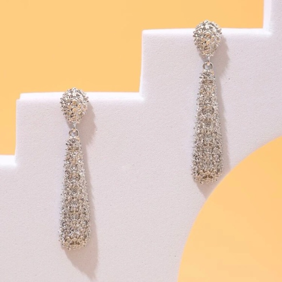 Geometric Drop Earrings - Picture 4 of 4